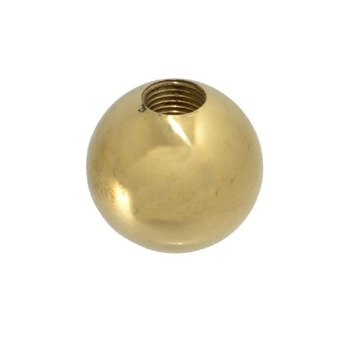 Knobs - Ball - Female Threaded - Polished Brass