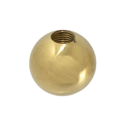1077344 | KF079C-025-TPBR-P (Each) --- Ball Knobs - 5/16-18 UNC - 7.94mm - 25.4 - - Female Threaded - Brass Knob