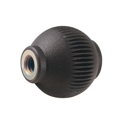1072557 | KF064C-025-NG (PK-10) --- Ball Knobs - 1/4-20 UNC - 6.35mm - 24.89x9.9 mm Female Threaded - Steel Knob
