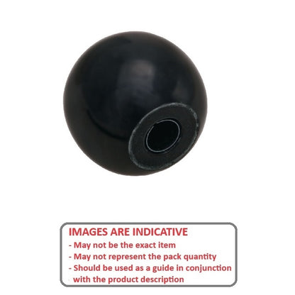 1112133 | KF159-051-KOPH (Each) --- Ball Knobs - 15.88 mm Knock On 50.8 mm - - Knock On Phenolic - Phenolic Knob