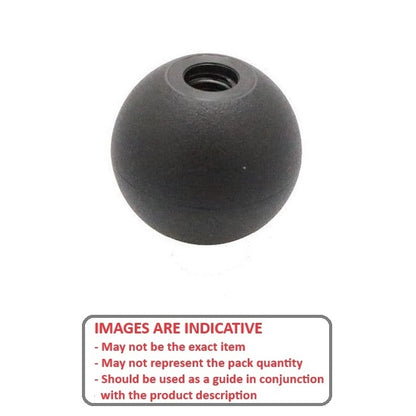 1093828 | KF100M-035-TTPL-MT --- Ball Knobs - M10 (10x1.5mm) x 35 mm -