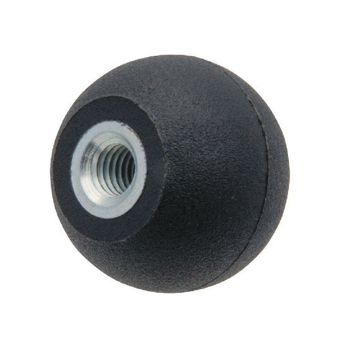 1104278 | KF127F-048-TPH-IN-A (Each) --- Ball Knobs - 1/2-20 UNF - 12.7mm - 47.62 - - Female Threaded - Phenolic Knob