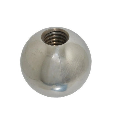 1053458 | KF040M-016-T303 (Each) --- Ball Knobs - M4 - 4x0.7mm - 16x7.2 mm Female Threaded - Stainless Steel Knob