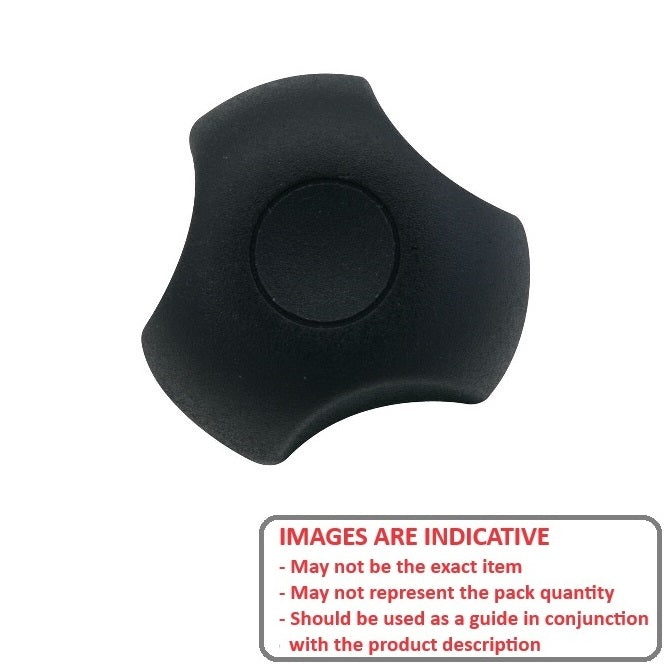 1079175 | KM079C-040-3LL --- Lobe Knobs - 5/16-18 UNC (7.94mm) x 39.88 mm x 38.1 mm