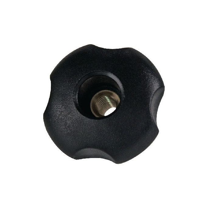 1103412 | KF127C-080-4L-P (Each) --- Lobe Knobs - 1/2-13 UNC - 12.7mm - 80.01x19.1 mm Four Lobe - Brass Knob