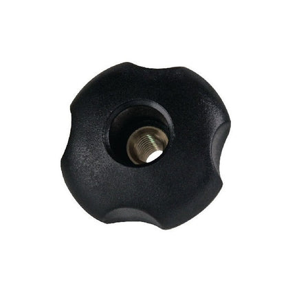 1103412 | KF127C-080-4L-P (Each) --- Lobe Knobs - 1/2-13 UNC - 12.7mm - 80.01x19.1 mm Four Lobe - Brass Knob