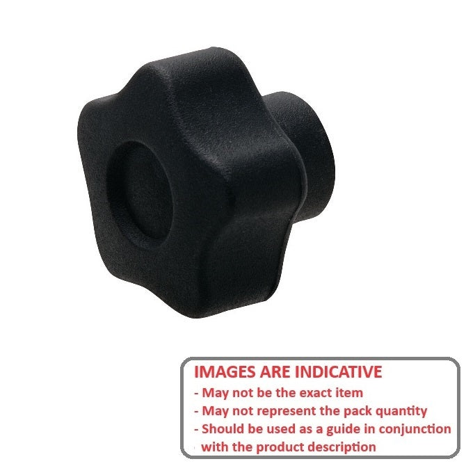 1094257 | KF100M-050-5L-BR --- Knobs - M10x1.5 x 50 mm x 20 mm