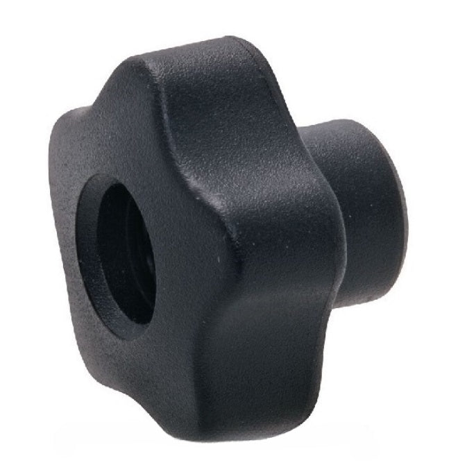 Lobe Knobs - 1/4-20 UNC -6.35mm- 32 - - - Black Plastic