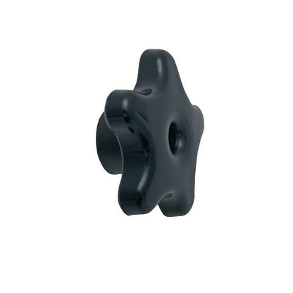 1087575 | KF095C-057-5L-PA (Each) --- Lobe Knobs - 3/8-16 UNC - 9.53mm - 57.15x25.4 mm Five Lobe - Steel with Knob Lock