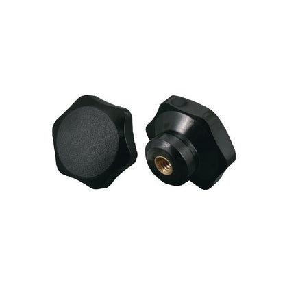 1104846 | KF127P-099-6L-ST --- Lobe Knobs - 12.70 Through Hole x 99.06 mm x 34 mm