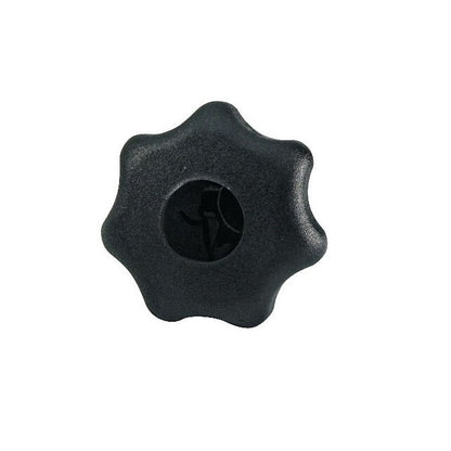 1062720 | KF050M-025-STRF-PL (Each) --- Star Knobs - M5 - 5x0.8mm - 25x9 mm Female Plastic - Plastic Knob