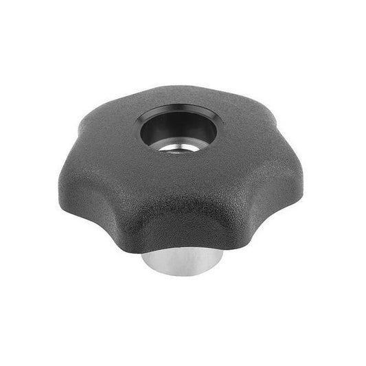 1100668 | KF120M-063-7LQA --- Lobe Knobs - M12 (12x1.75mm) x 63 mm -