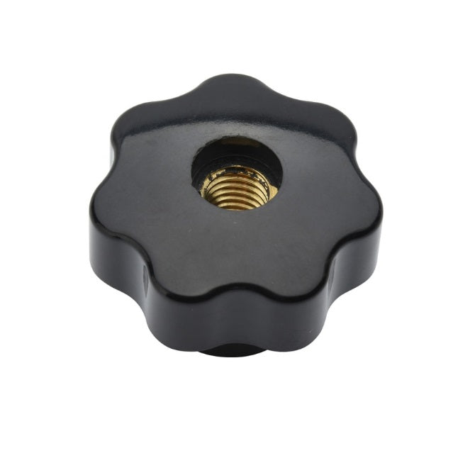 1228659 | KF120M-050-7L-P --- Lobe Knobs - M12 (12x1.75mm) x 50 mm x 25 mm