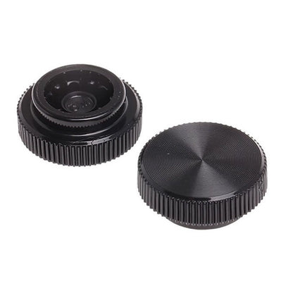 1081821 | KM080M-026-KNU-B (PK-100) --- Thumb Knobs - M8 - 8.00mm - - Use Own Screw 26x9.8 mm For Cap Screws - Plastic Knob
