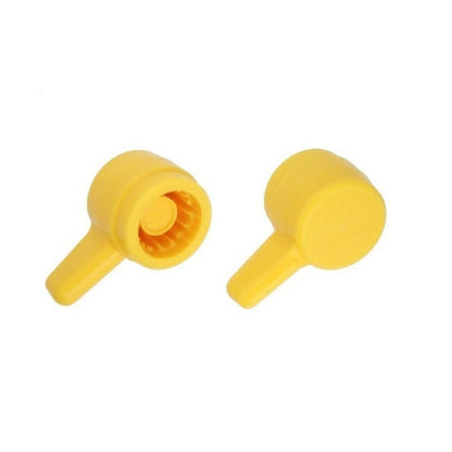 1078327 | KM079-021-L-Y (PK-10) --- Thumb Knobs - 5/16 - 7.94mm - - Use Own Screw 21.43x13.5 mm For Cap Screws - Plastic Knob