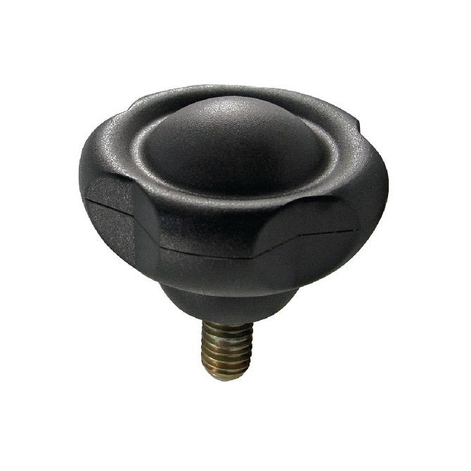 1104484 | KM127C-063-5L60-ST --- Lobe Knobs - 1/2-13 UNC (12.7mm) x 63 mm x 60 mm