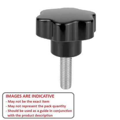 1079208 | KM079C-044-6L32-SP --- Knobs - 5/16-18 UNC (7.94mm) x 43.94 mm x 31.8 mm