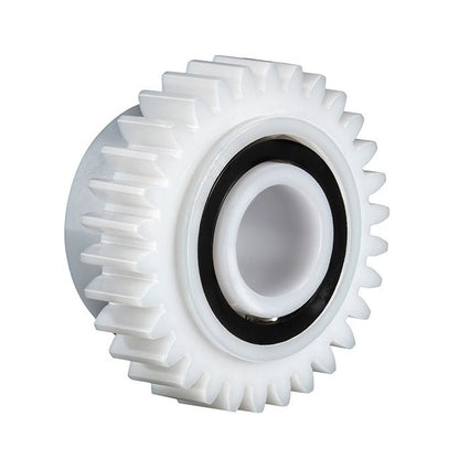 Disk Cleaning Applications Bearings - Application Oliver Xyratex Disk Cleaning Machine Bearing 12.7x 28.575x20.4mm - Integrated Gear - Acetal