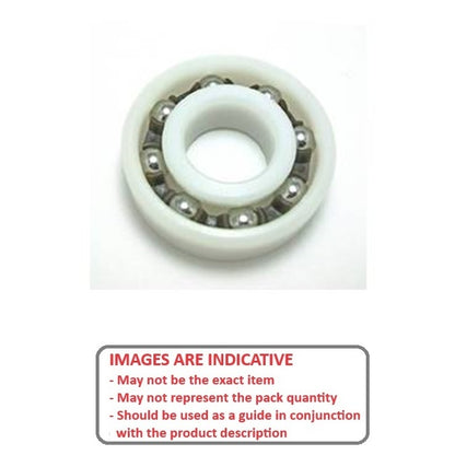 1109345 | P-WR12216-1-AS6 (Each) --- Special Type Bearings - 12.7x34.925 - 11.113 / 11.911 / 0.798 mm - Acetal Bearing