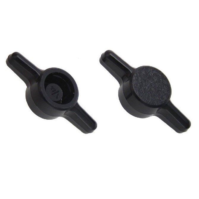 1061439 | KM048-025-TEE-B (10 Pcs) --- Knobs - 10-24, 10-32 (4.76mm) - Use Own Screw x 25.4 mm x 6.4 mm