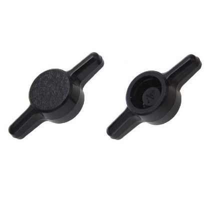 1067979 | KM060M-030-TEE-B (PK-10) --- Thumb Knobs - M6 - 6.00mm - - Use Own Screw 30x7.8 mm For Cap Screws - Plastic Knob