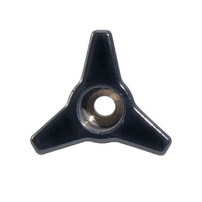1073322 | KF064C-045-TRI-PF (Each) --- Tri Knobs - 1/4-20 UNC - 6.35mm - 44.96 - - Through Hole - Brass Knob