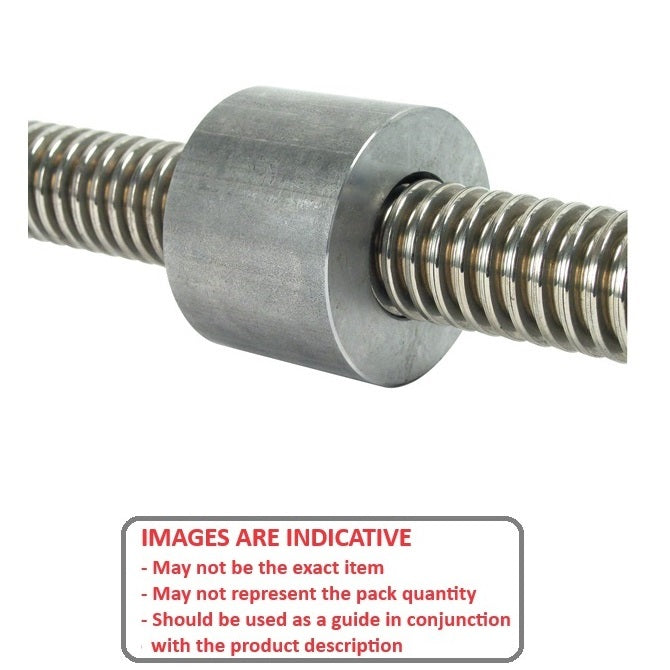 1117009 | KSM184-OUK (Each) --- Nuts Leadscrew - 18x4 mm - Right Hand Metric - Carbon Manganese Steel S300 Pb