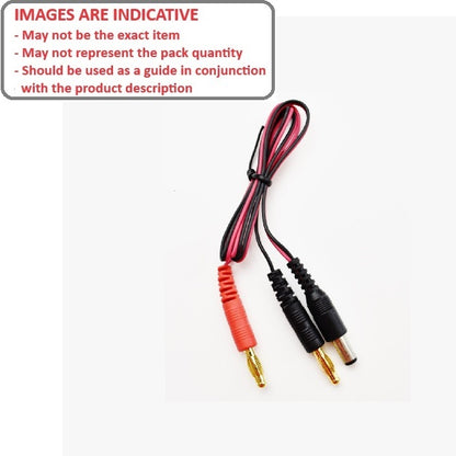 1051226 | LE-BU4-M-FTX-F (Each) --- Leads Hobby - End Type 1 Bullet - 4mm Male Futaba TX Female - Venom