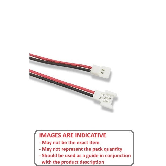 1224904 | LE-MIC-FM-BLA-BL (Set) --- Leads - Micro Series Connectors Male / Female Blank Losi