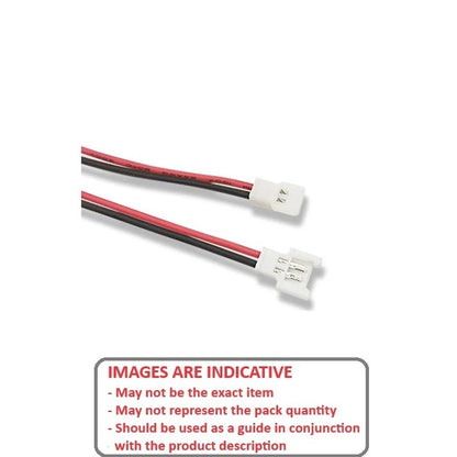 1224904 | LE-MIC-FM-BLA-BL (Set) --- Leads - Micro Series Connectors Male / Female Blank Losi