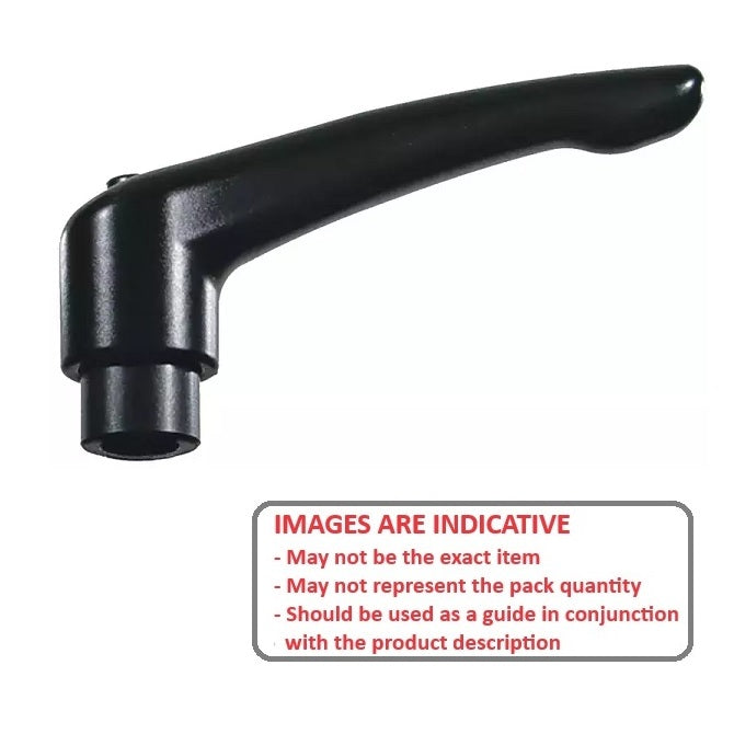 1080621 | KHD-10RS --- Handles - M8x1.25 (8mm Standard) x  Powder coated Zinc x 65 mm