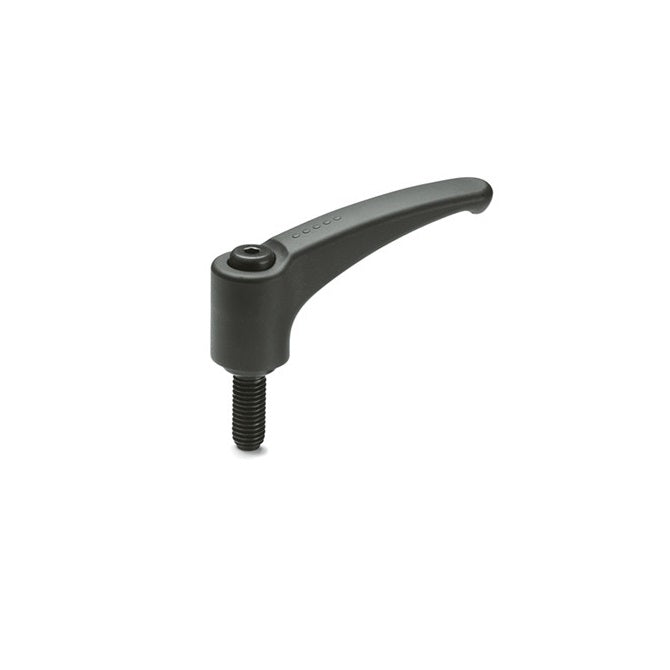 Adjustable Stud Handles - M5 -5x0.8mm- 10 mm - Plastic with fibreglass reinforcement