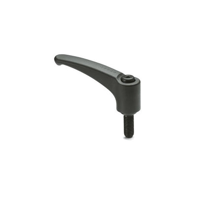 1061098 | KHD-303RS (Each) --- Adjustable Stud Handles - M5 - 5x0.8mm - 10 mm - Plastic with fibreglass reinforcement Handle