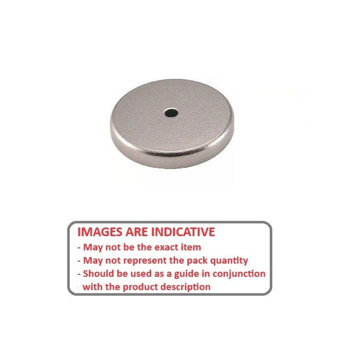 1144256 | MAG-CP-032-05-06-H-B (Each) --- Cup Assemblies Through Hole Magnets - 31.5x4.76x6.35 mm