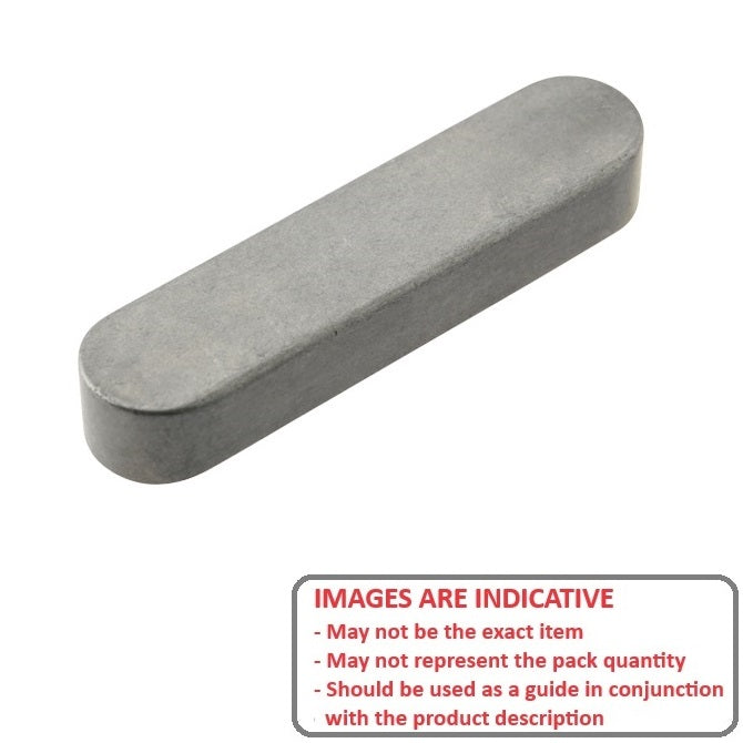 1085700 | K-0800-0700-7000A-C (Pack of 2)  --- Machine Keys - 8x7x70 mm - Carbon Steel Key