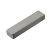 Machine Keys - 3.18x3.18x25.4 mm - Carbon Steel C45 Zinc Plated