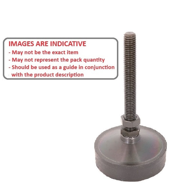 1104673 | MLM-127C-102-C-AVHD --- Levelling Studded Mounts - 1/2-13 UNC (12.7mm) x 76.2 mm x 41.3 mm