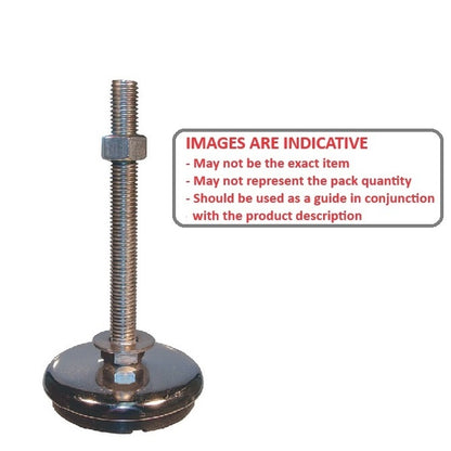 1194338 | MAV-113-01-102-Z (Each) --- Anti-Vibration Mounts - 113.4 Kg 1/2-13 UNC - 12.7mm - 101.6 mm Zinc Plated Steel - Steel Zinc Plated Mount