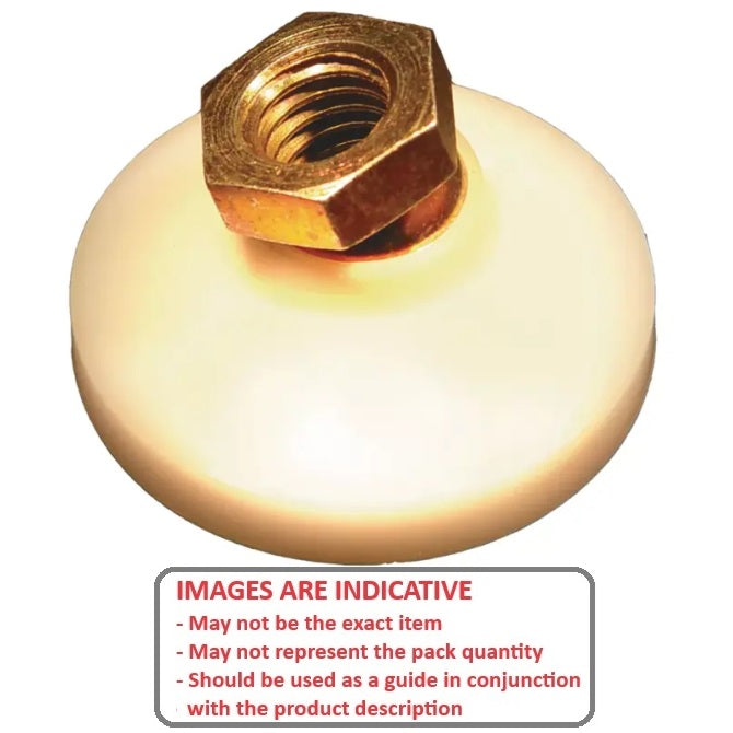 1113372 | MSF-159C-CGCAP --- Levelling Socket Mounts - 5/8-11 UNC (15.88mm) x 63.5 mm x 31.8 mm