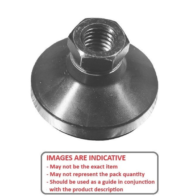 1122766 | MSF-191C-CBC --- Levelling Socket Mounts - 3/4-10 UNC (19.05mm) x 76.2 mm x 38.1 mm