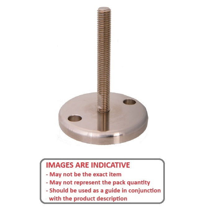 1129752 | MSM-222C-203-S4-ALPHY-L090 --- Levelling Studded Mounts - 7/8-9 UNC (22.23mm) x 89.9 mm x 11.9 mm