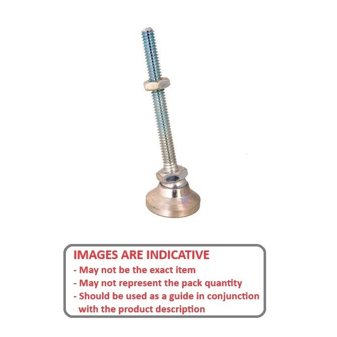 1058138 | MSM-048F-025-CCC --- Levelling Studded Mounts - 10-32 UNF (4.76mm) x 19.1 mm x 13.5 mm