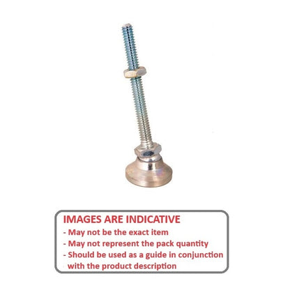 1058155 | MSM-048F-051-CCC --- Levelling Studded Mounts - 10-32 UNF (4.76mm) x 19.1 mm x 13.5 mm