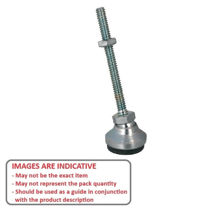 1113387 | MSM-159C-102-CCCRP --- Levelling Studded Mounts - 5/8-11 UNC (15.88mm) x 63.5 mm x 34.9 mm