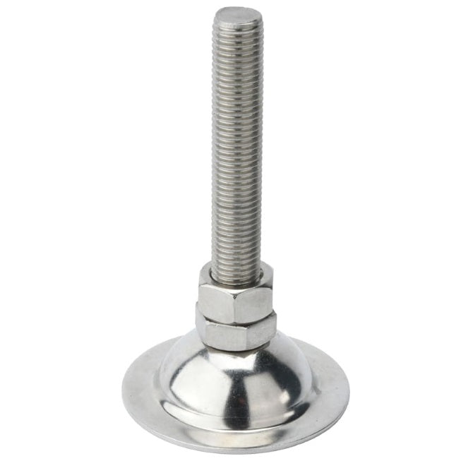 Levelling Studded Mounts - M10 -10x1.5mm- 38x19.5 mm - Stainless Steel 304 Similar to A2, 18-8 HRB80