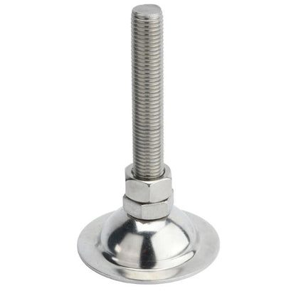 1092506 | MLM-100M-080-S4-ECO (Each) --- Levelling Studded Mounts - M10 - 10x1.5mm - 38x19.5 mm Economy - Stainless Steel 304 Similar to A2, 18-8 HRB80 Mount