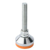 Levelling Studded Mounts - M8 -8x1.25mm- 50x33.5 mm - Steel - Zinc