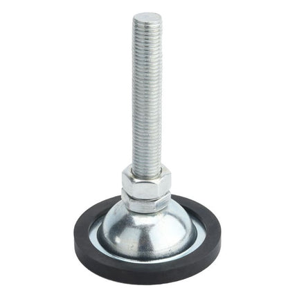 1082389 | MLM-080M-060-ZRP-ECO (PK-4) --- Levelling Studded Mounts - M8 - 8x1.25mm - 45x21 mm Economy - Steel - Zinc Mount