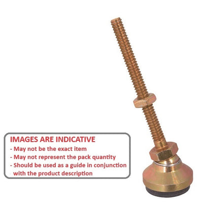 1100412 | MSF-120M-CGCRP --- Levelling Socket Mounts - M12 (12x1.75mm) x 48 mm x 33 mm