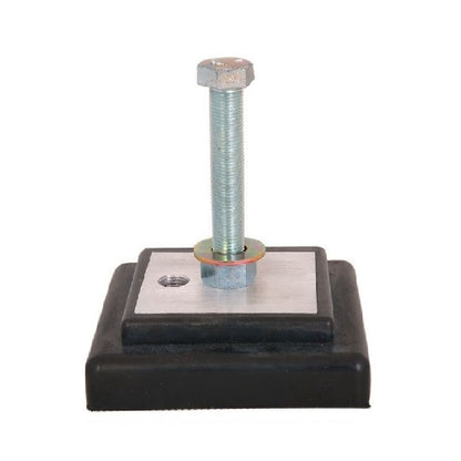 1190087 | MLM-1810-101-MC (Each) --- Levelling Studded Machine Mounts - 101.6 x 101.6 30.2 mm - 60  - Aluminium - Steel - Elastomer Duro 60 Mount